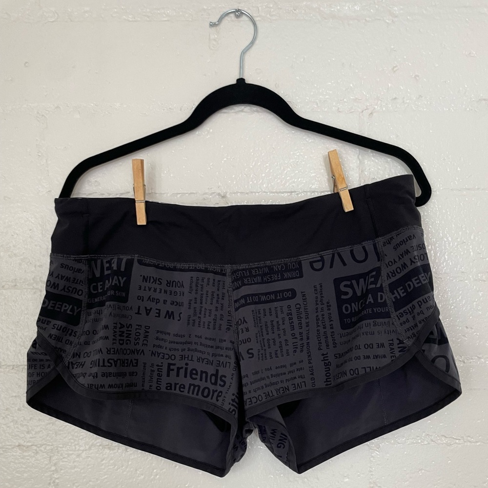 Lululemon black and grey manifesto shorts (10)